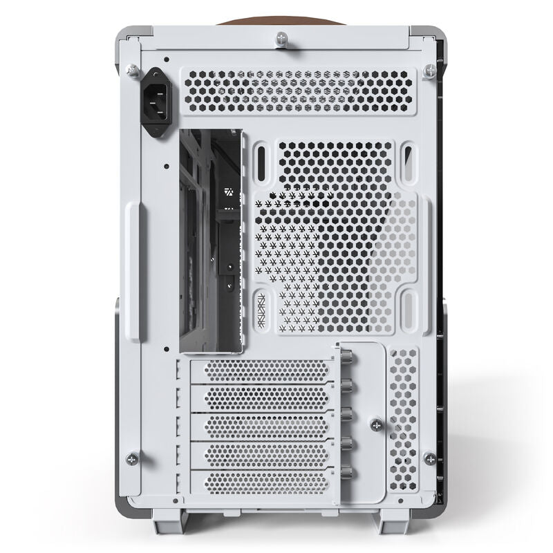 Montech HERITAGE kabinett midtårn Micro-ATX hvit kabelporter