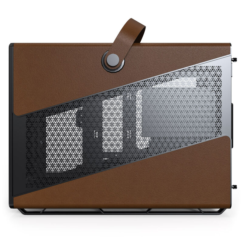 Montech HERITAGE PRO kabinett midtårn Micro-ATX hvit montert med komponenter