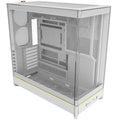 Montech HS02 kabinett midtårn ATX herdet glass ARGB svart forfra