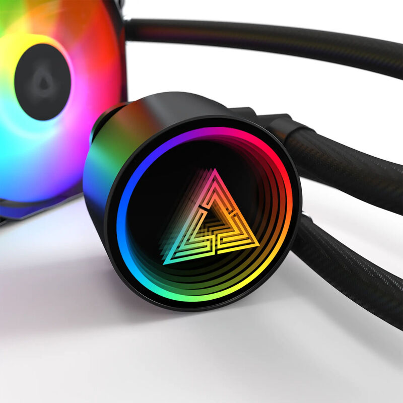 Montech LightFlow ARGB 360 AIO vannkjøling 360 mm hvit - Montech