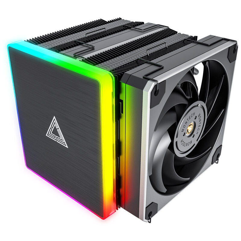 Montech Metal DT24 Premium CPU-kjøler ARGB bakside