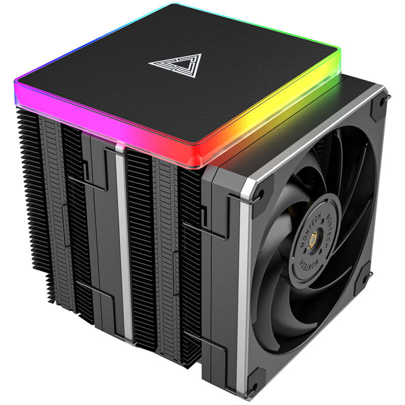 Montech Metal DT24 Premium CPU-kjøler ARGB front
