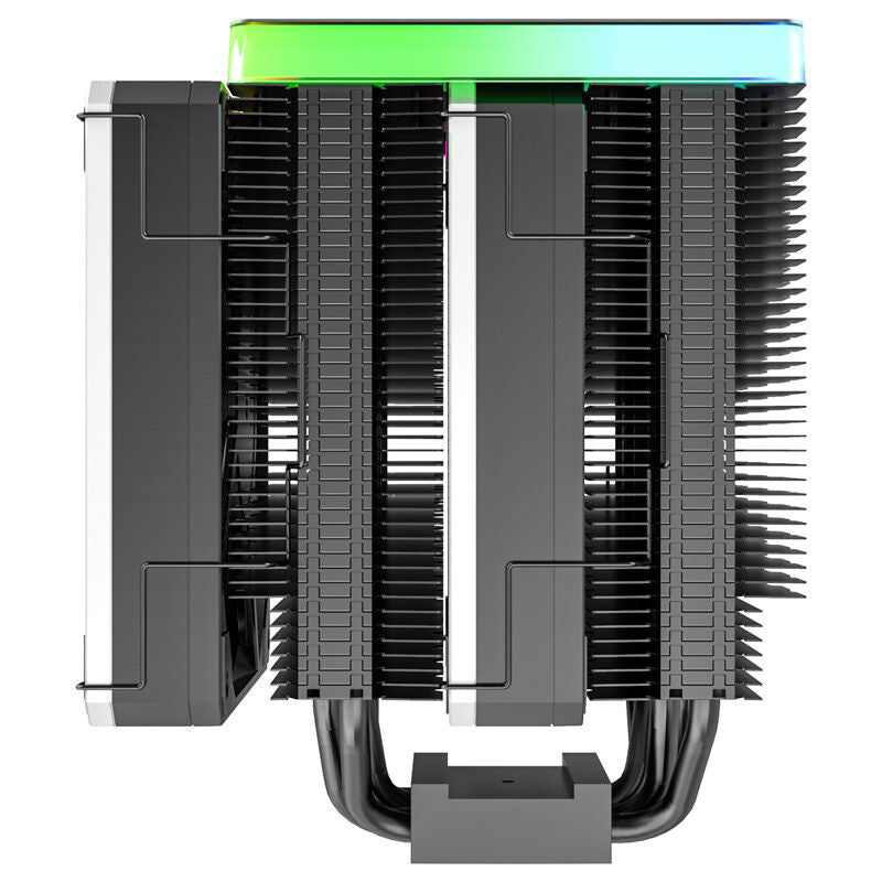 Montech Metal DT24 Premium CPU-kjøler ARGB montert i PC