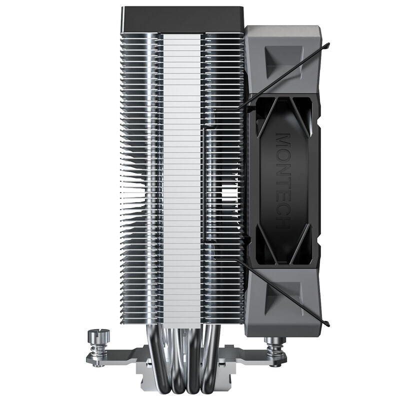 Montech NX400 Black CPU-kjøler montert i PC