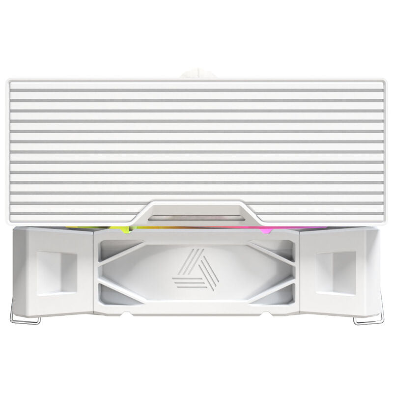 Montech NX400 White CPU-kjøler ARGB 120 mm hvit ARGB-belysning