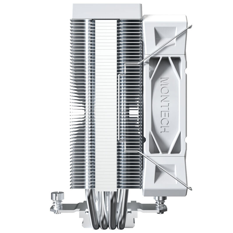 Montech NX400 White CPU-kjøler montert i PC