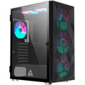 Montech X3 Mesh kabinett midtårn RGB herdet glass svart forfra