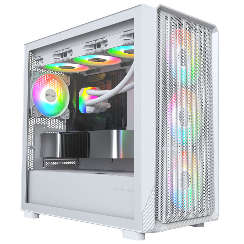 Montech X5M kabinett sidepanel herdet glass