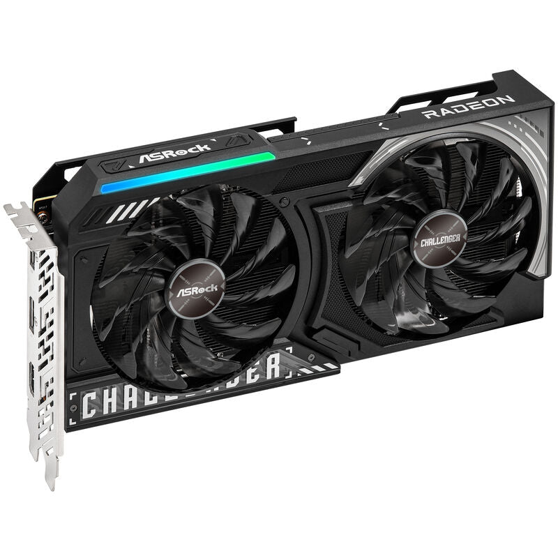 Montert ASRock Radeon RX 9060 XT CL grafikkort i PC