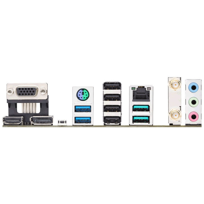 Montert ASUS Prime B650M-A WiFi hovedkort i kabinett