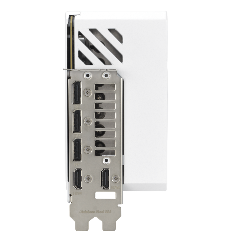 Montert ASUS ROG Astral RTX 5090 White OC grafikkort i PC