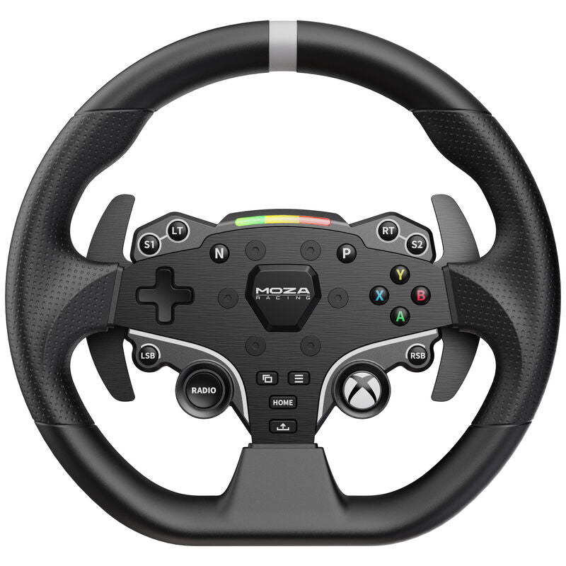 MOZA ES-Xbox simracingratt 280 mm aluminium RGB bakside