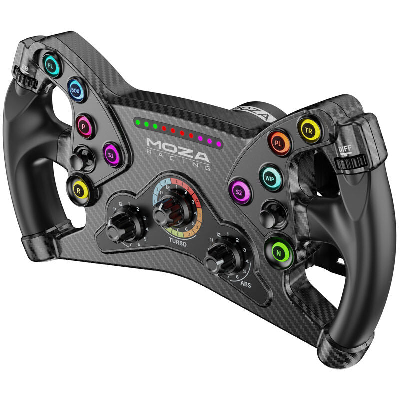 MOZA KS GT gamingratt 30 cm RGB Quick-Release bakside
