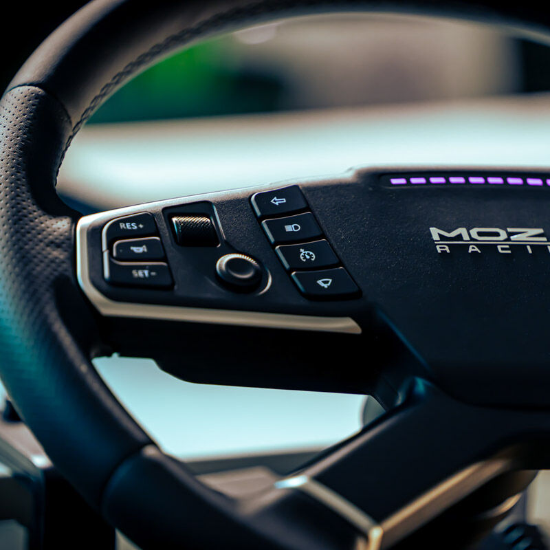MOZA TSW Truck Wheel simracingratt oversikt over knapper