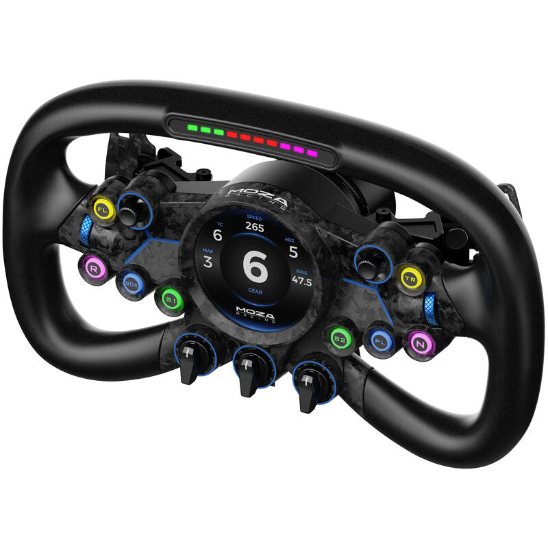 MOZA Vision GS simracing gamingratt RGB aluminium montert
