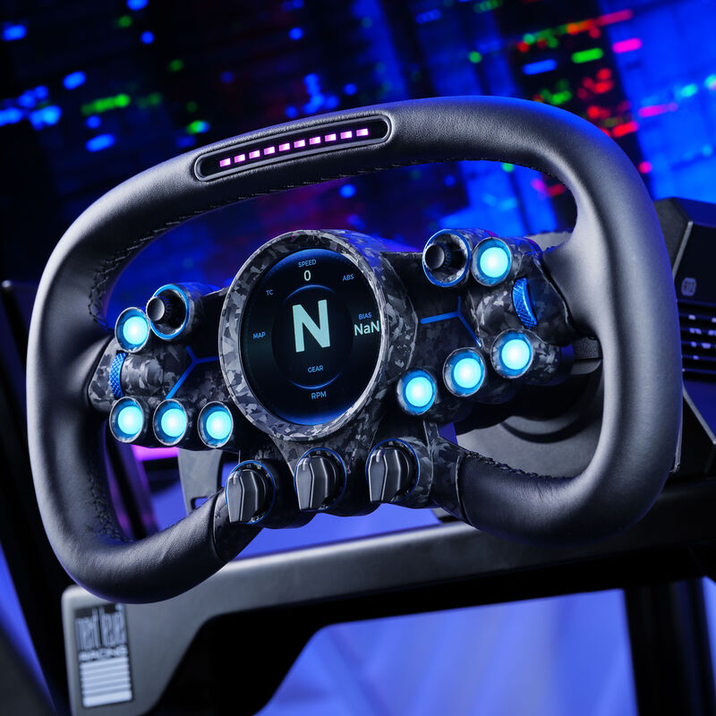 MOZA Vision GS simracing gamingratt RGB aluminium skjerm