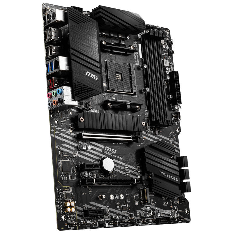 MSI B550-A Pro hovedkort bakside