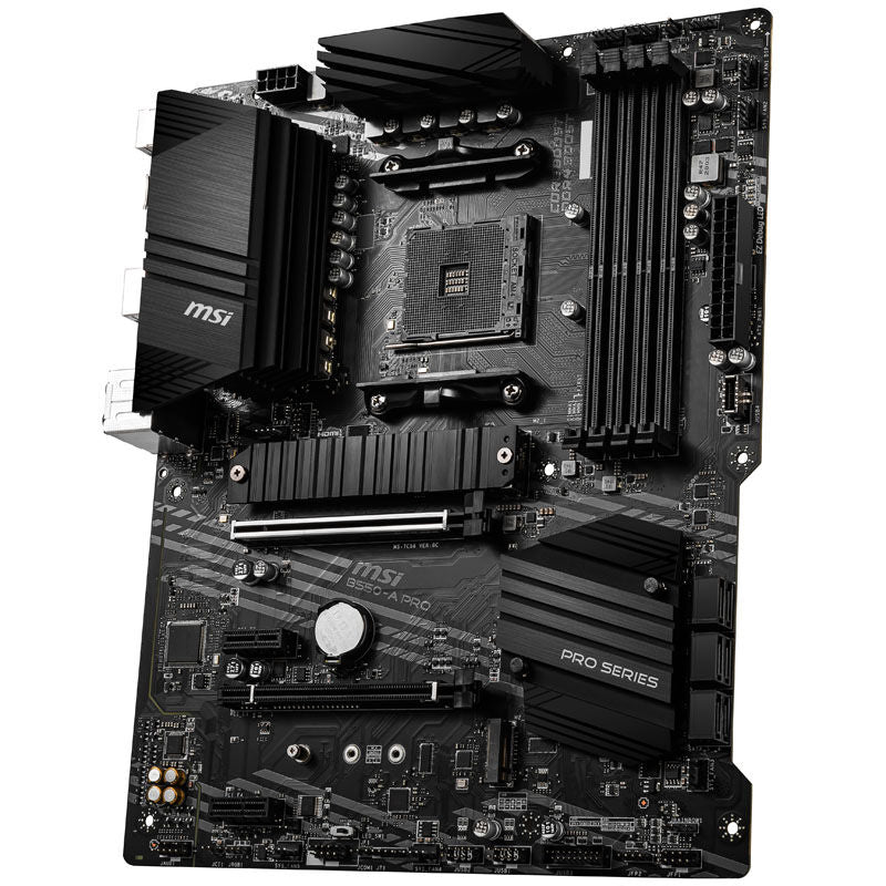 MSI B550-A Pro hovedkort med RGB-tilkoblinger