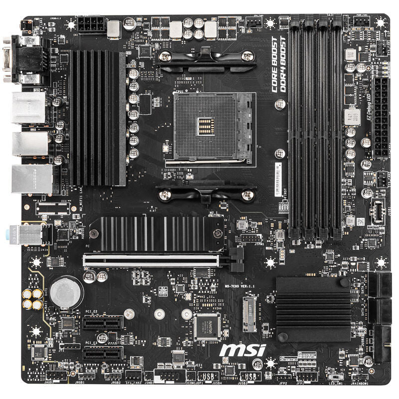Nærbilde av MSI B550M Pro-VDH hovedkort