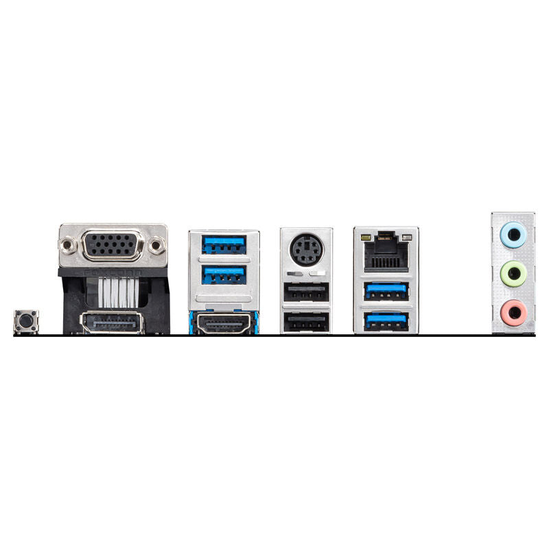 Detalj av PCIe-porter på MSI B550M Pro-VDH