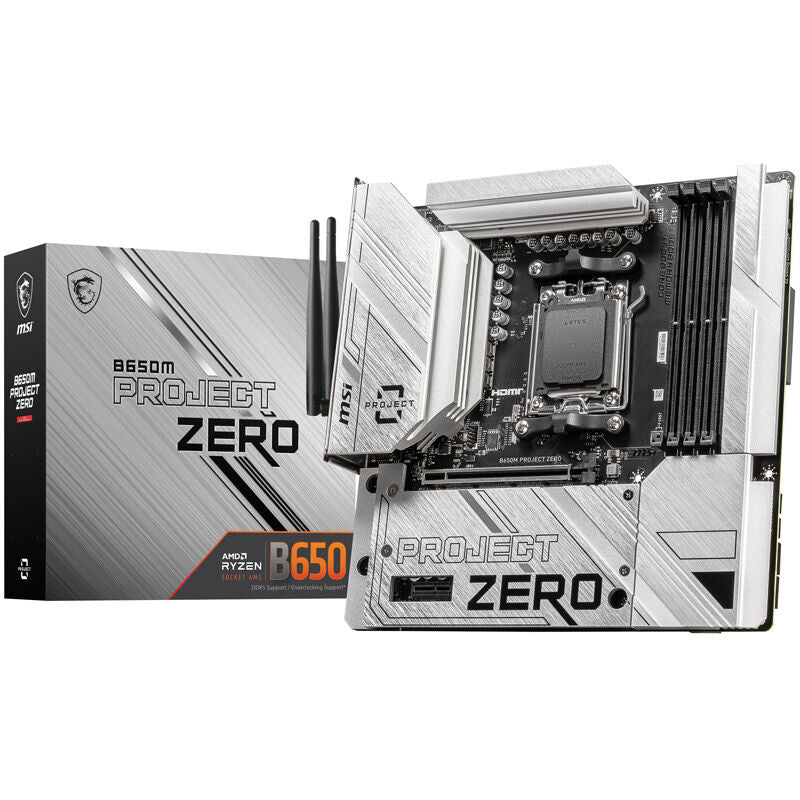 MSI B650M Project Zero hovedkort front