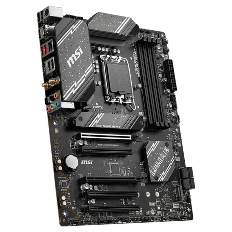 Bakside MSI B760 Gaming Plus WiFi hovedkort