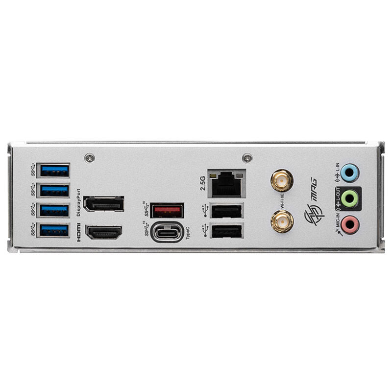 MSI B760I Edge WiFi hovedkort montert i PC-kabinett