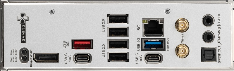 MSI B850 Gaming Plus WiFi hovedkort RGB-belysning