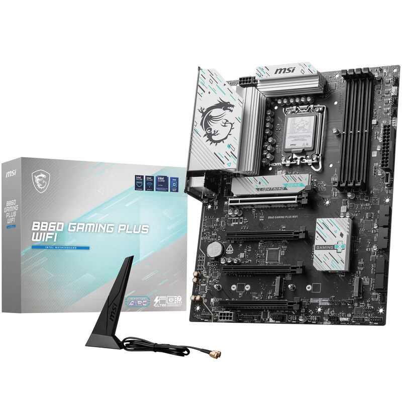 MSI B860 Gaming Plus WiFi hovedkort forfra
