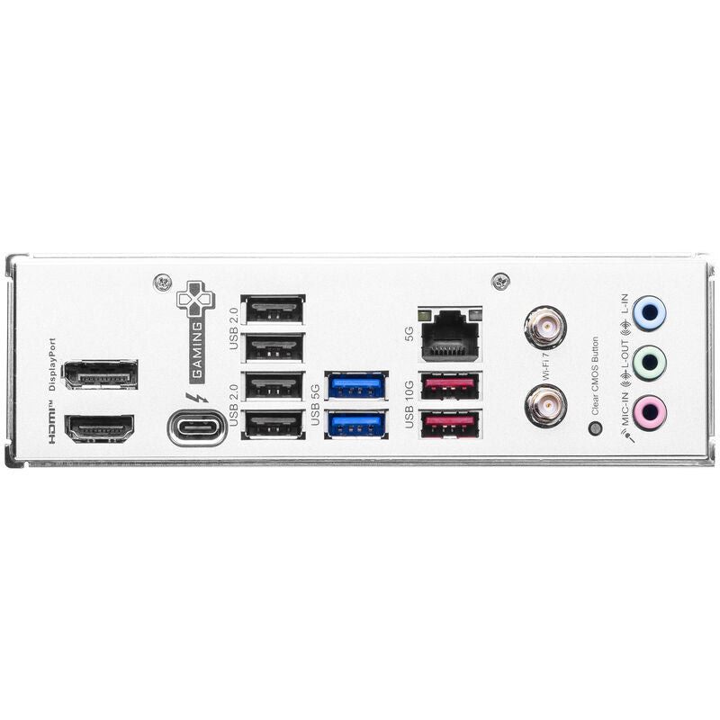 MSI B860 Gaming Plus WiFi hovedkort montert i PC