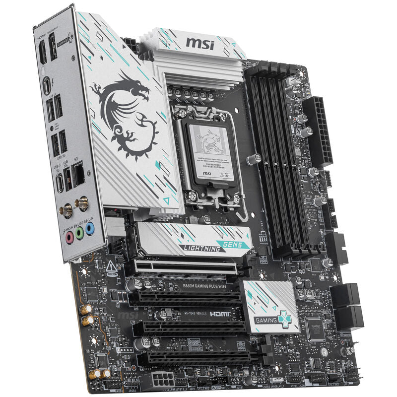 MSI B860M Gaming Plus WiFi hovedkort bakside