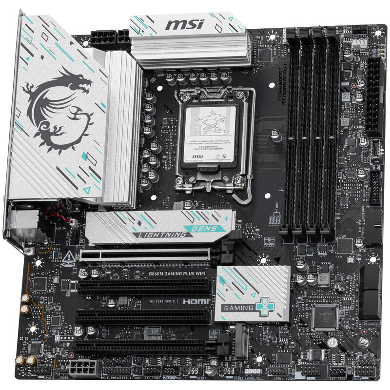 USB-porter på MSI B860M Gaming Plus WiFi hovedkort