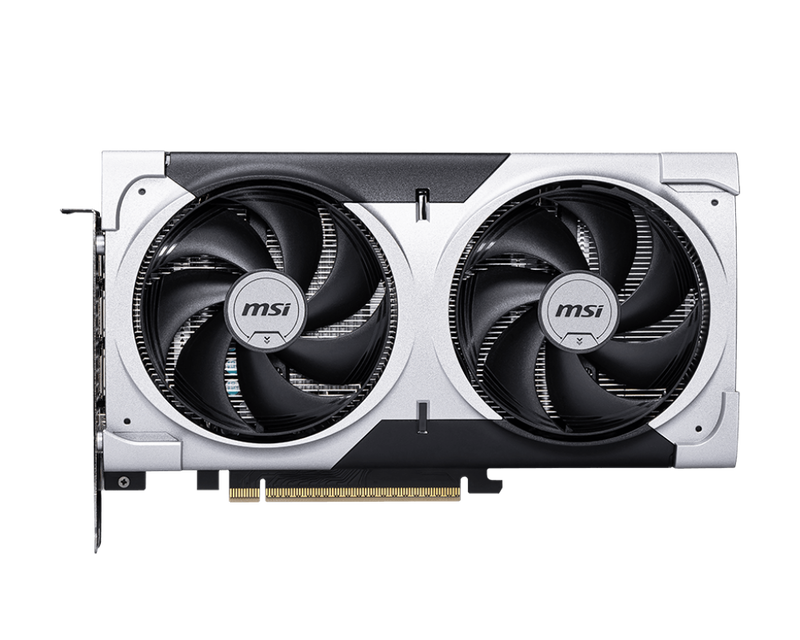 MSI GeForce RTX 5060 Ti Ventus 2X OC Plus grafikkort bakside