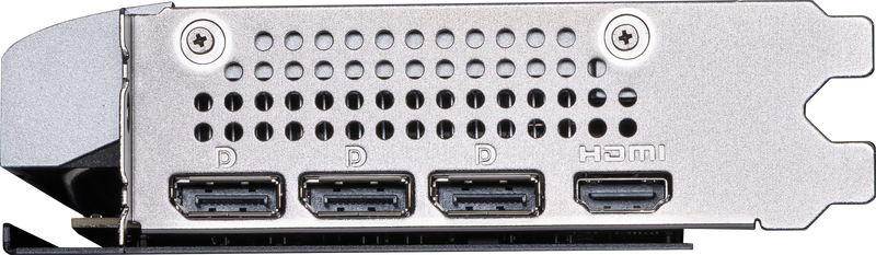 MSI GeForce RTX 5060 Ti Ventus 2X OC Plus med vifte nærbilde