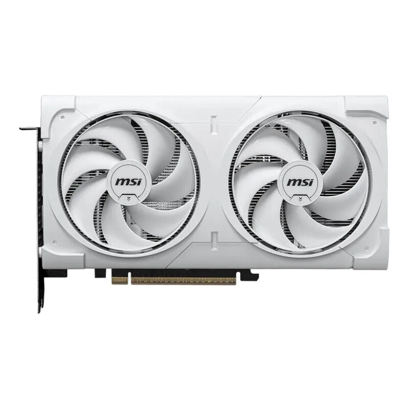 MSI GeForce RTX 5060 Ti Ventus 2X OC White grafikkort bakside