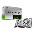 MSI GeForce RTX 5060 Ti Ventus 2X OC White grafikkort forfra