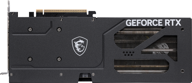 Oversikt av MSI GeForce RTX 5060 Ti Ventus 3X OC med tilkoblinger