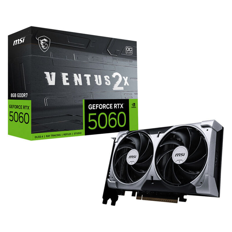 MSI GeForce RTX 5060 Ventus 2X OC grafikkort forfra