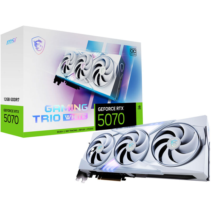 MSI GeForce RTX 5070 Gaming Trio OC White forfra