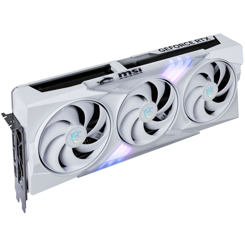 Sideprofil MSI GeForce RTX 5070 Gaming Trio OC White