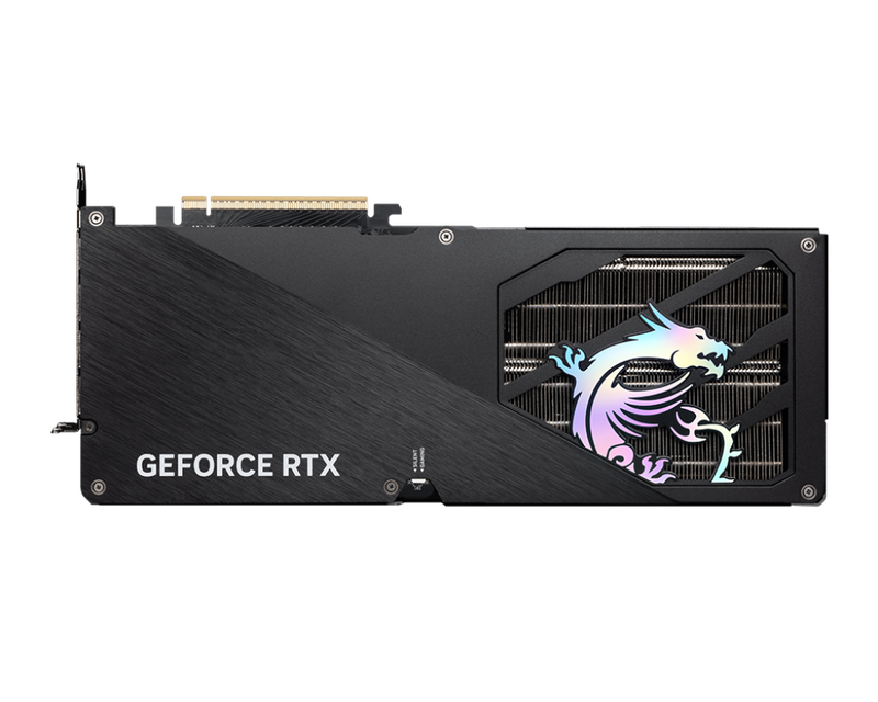 MSI GeForce RTX 5080 Gaming Trio OC montert i system