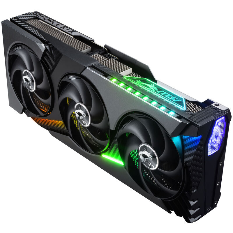 MSI GeForce RTX 5080 Vanguard SOC grafikkort med tilkoblinger
