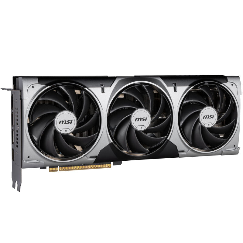 Bakside av MSI GeForce RTX 5080 Ventus 3X OC grafikkort