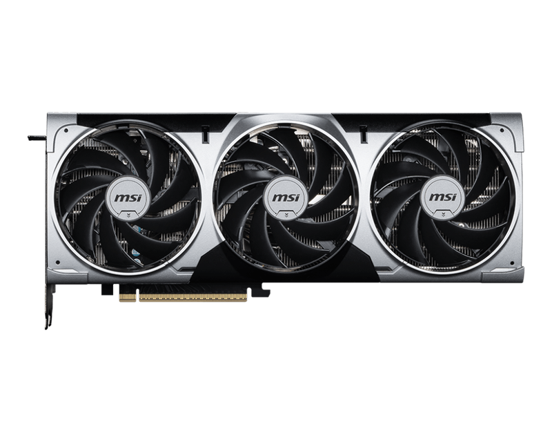 MSI GeForce RTX 5080 Ventus 3X OC Plus grafikkort bakside