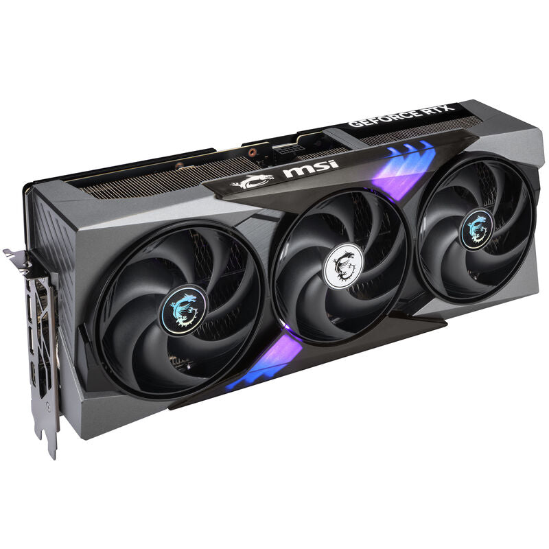 MSI GeForce RTX 5090 Gaming Trio OC grafikkort med tilkoblinger