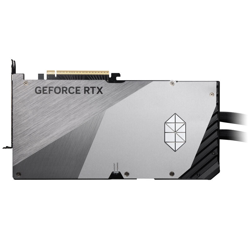 Sideprofil av MSI GeForce RTX 5090 Suprim Liquid SOC grafikkort