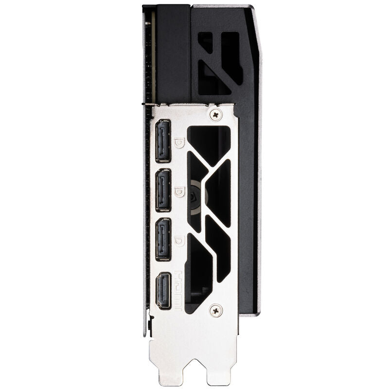 Oversikt over MSI GeForce RTX 5090 Suprim Liquid SOC grafikkort tilkoblinger