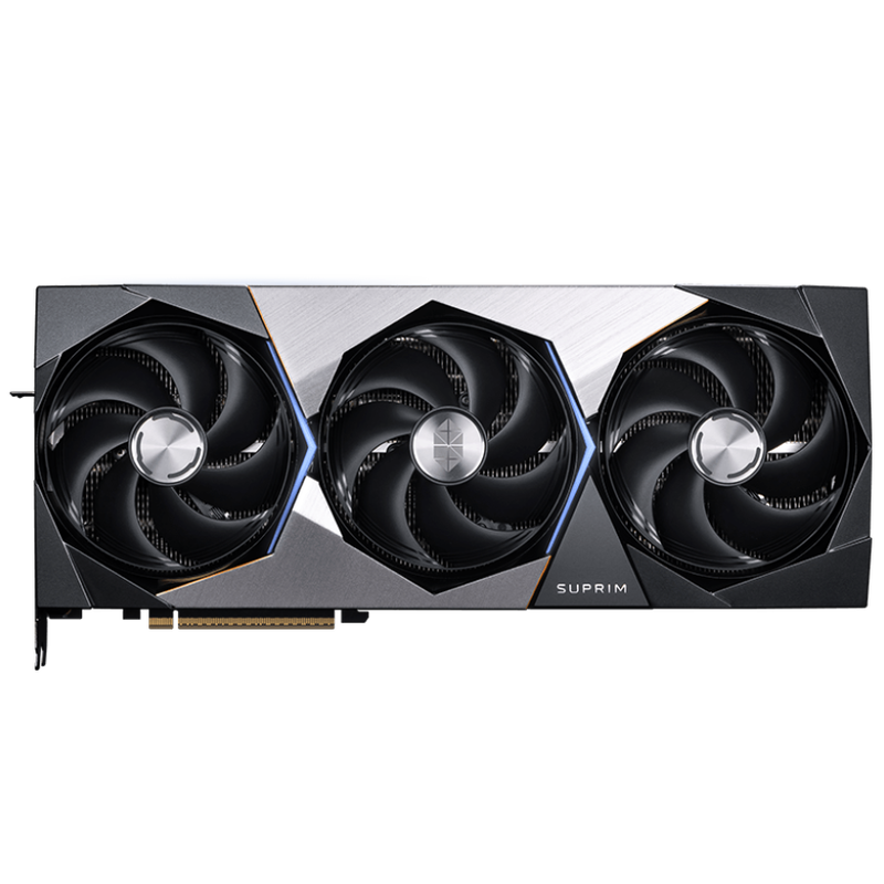 MSI GeForce RTX 5090 Suprim SOC grafikkort bakside