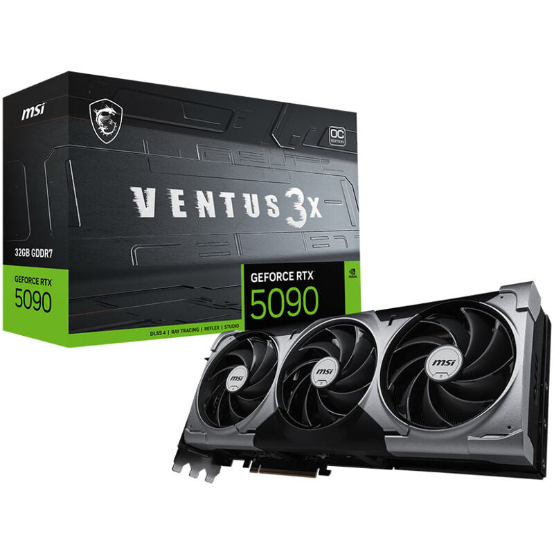 MSI GeForce RTX 5090 Ventus 3X OC grafikkort forfra