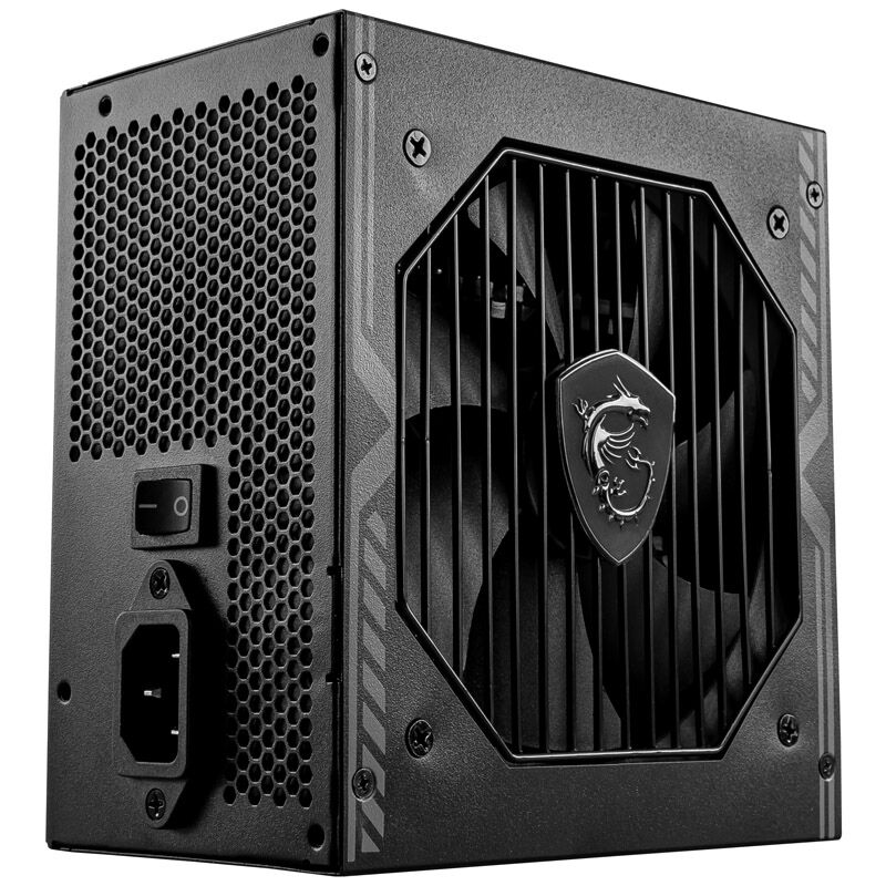 MSI MAG A750BN strømforsyning forfra